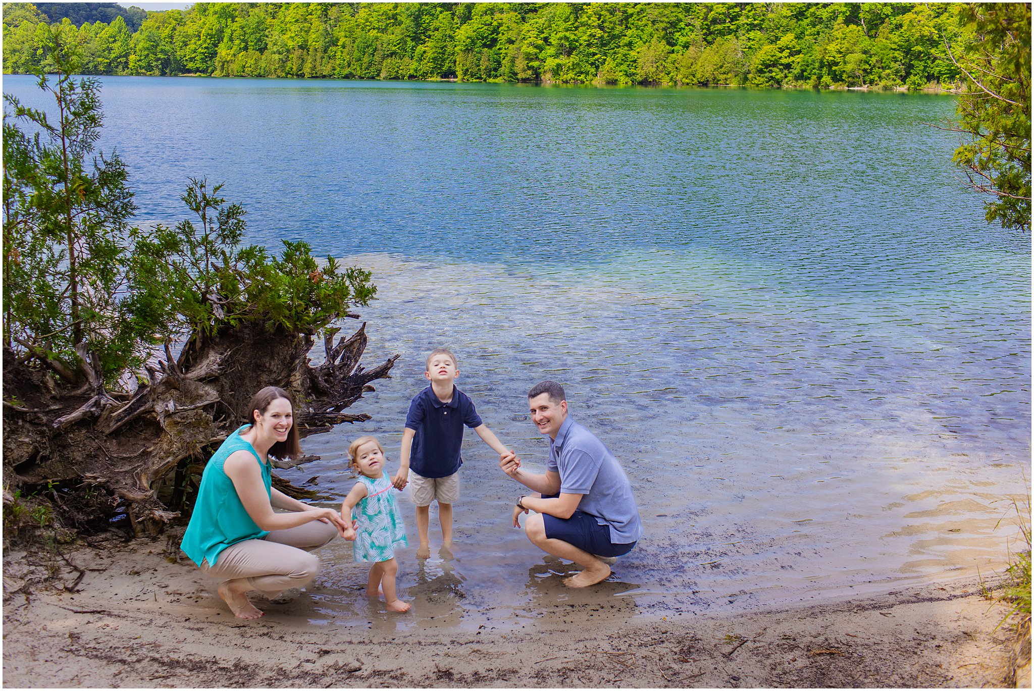 Green Lakes State Park Family Portraits by Pam of Into Memories Photography
